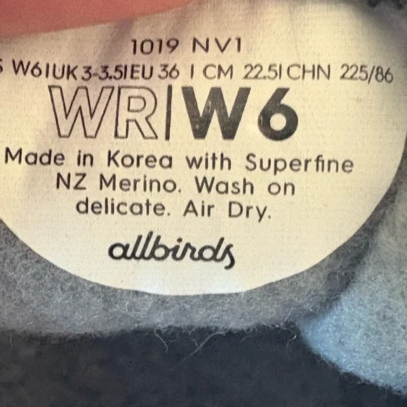 Allbirds Women's Athletic Shoes in Heathered Gray - Picture 5 of 5